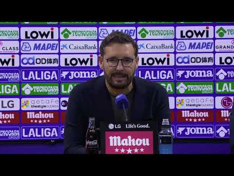 Bordalás: "Hemos hecho un partidazo, estoy muy orgulloso"