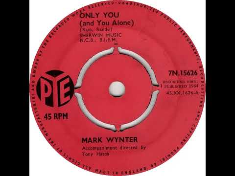 UK New Entry 1964 (71) Mark Wynter - Only You (And You Alone)