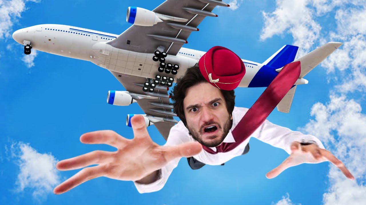 VIREI AEROMOÇO MAS EU SOU TÃO BURRO QUE EU QUASE CAUSEI UM ACIDENTE AÉREO!