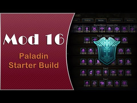 Neverwinter - Mod 16 Paladin Starter Build