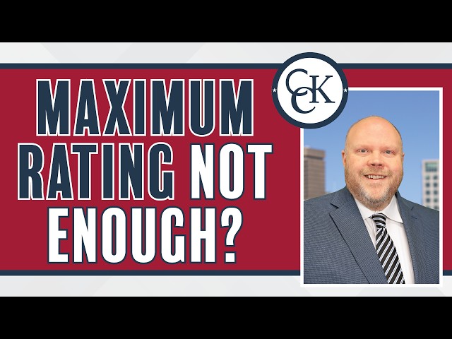 Extraschedular Ratings: How to Go Over the Maximum Rating for a Condition