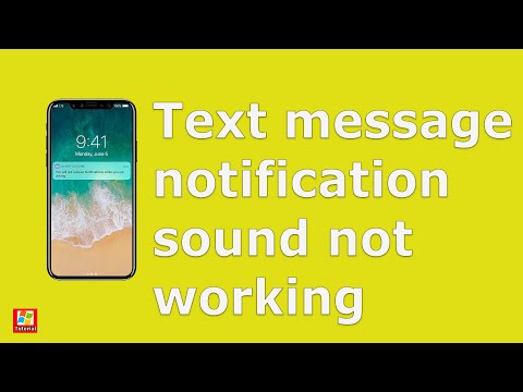 Fix Text message notification sound not working in iPhone iOS 13 14 (Text alert not showing)