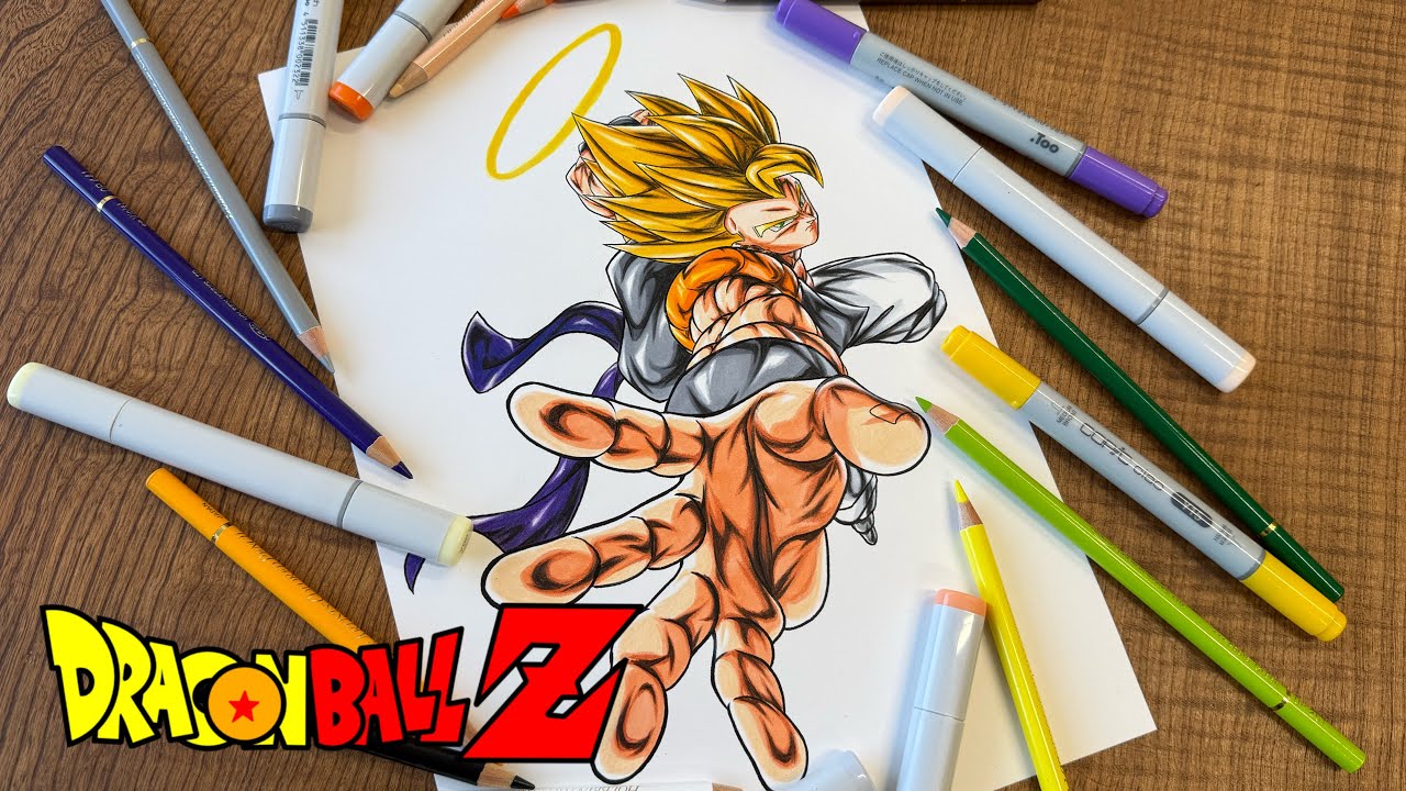 【ドラゴンボール】ゴジータを描いてみました‼️