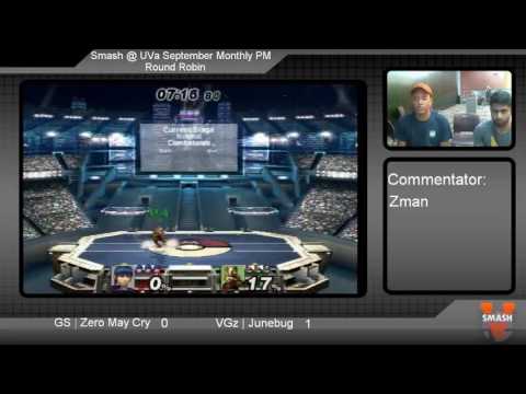 Smash @ UVa Monthly #4 PM: GS Zero May Cry (Mewtwo, Marth)  vs. VGz | Junebug (Wolf)