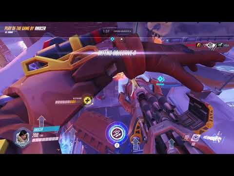Overwatch Pharah Rocket Barrage Ultimate Team Kill