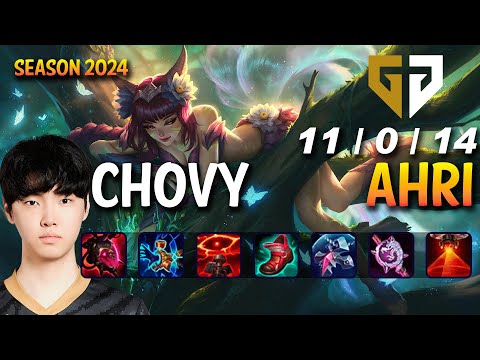GEN Chovy AHRI vs YONE Mid - Patch 14.5 KR Ranked CHALLENGER | lolrec