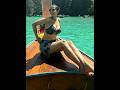 Beautiful Meenakshi Chaudhary Bikini Vacation Shorts Trending Viral Ytshorts Gunturkaaram Hot