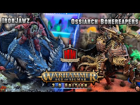 Ironjawz vs Ossiarch Bonereapers | Age of Sigmar 3.0 Battle Report