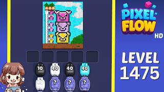 Pixel Flow Level 1475 Solution Walkthrough
