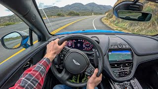 2024 Aston Martin DBX707 - POV Canyon Blast (Binaural Audio)