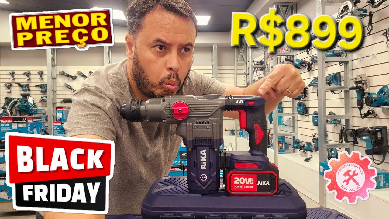 BLACK FRIDAY DAS FERRAMENTAS NA LOJA DRYSTORE - Parafusadeira Furadeira a Bateria