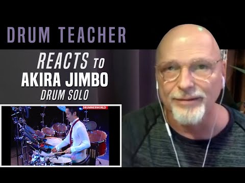 Drum Teacher Reacts to Akira Jimbo - Drum Solo