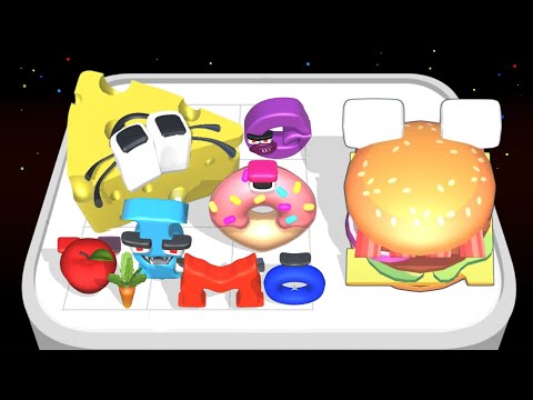 Merge Alphabet Food Battle - Max Level Gameplay Merge Master Alphabet Letters