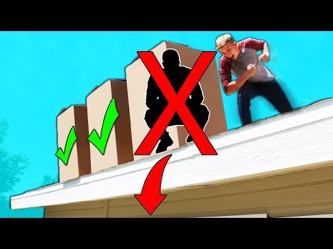 DO NOT Push the Person OFF THE ROOF Challenge!! Video