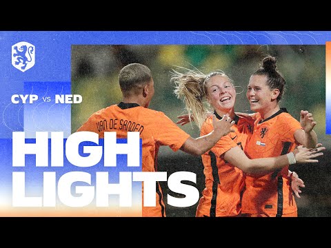 Highlights Cyprus - OranjeLeeuwinnen  (22/10/2021) WK-kwalificatie