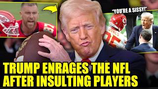 Trump se enfrenta a la NFL tras llamar "mariquitas" a sus jugadores