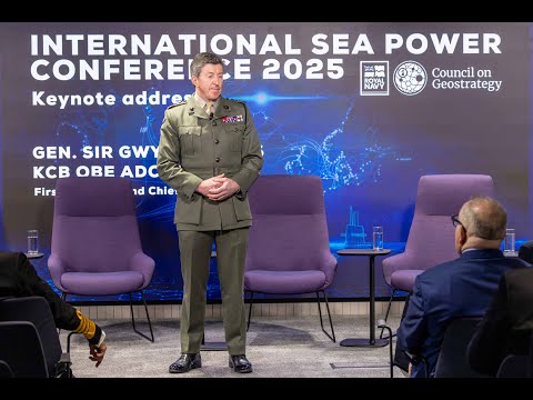 First Sea Lord's speech to the International Sea Power Conference