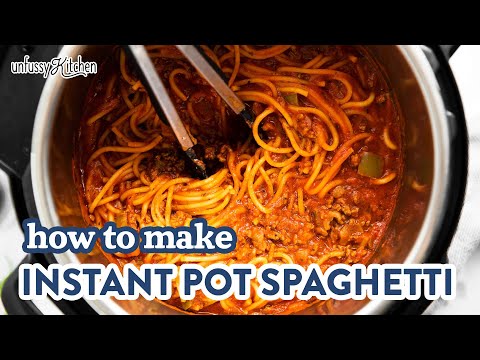 How to Make Instant Pot Spaghetti