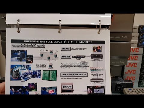 JVC Password Protected Pro HD D-VHS Format. Part 2 (Motion Picture and TV Station applications)