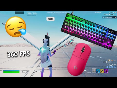 Steelseries Apex Pro TKL ASMR 😴 1v1 BuildFights 🏆 Satisfying Keyboard Fortnite 360 FPS 4K