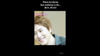 Download lagu RUN AWAY.... when Kyuhyun has nothing to do #kyuhyun #amber #shorts #shortsvideo #reels #superjunior mp3