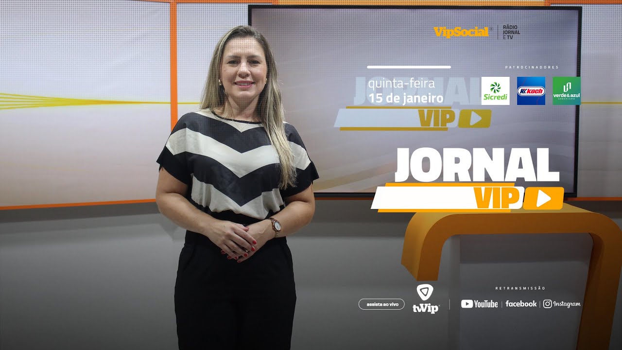 Acompanhe as principais notícias da região no Jornal Vip desta quinta-feira, 15 de dezembro