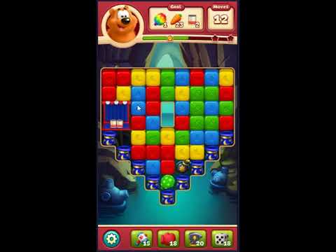 Toon Blast Level 1018 - NO BOOSTERS 🐻🐺🐱 | SKILLGAMING ✔️