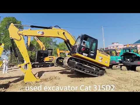 Used 15 Ton Medium Hydraulic Pump Cat 315 315dl Excavator Second Hand Caterpillar Tracked