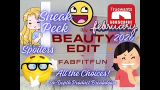 FabFitFun February 2026 Beauty Edit Box Spoilers | FULL Choice Reveal + In‑Depth Product Breakdown