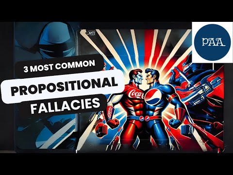 3個最常見的命題形式邏輯謬誤： 定義，分類，例子（3 Most Common Propositional fallacies (With coke and pepsi debate examples)）