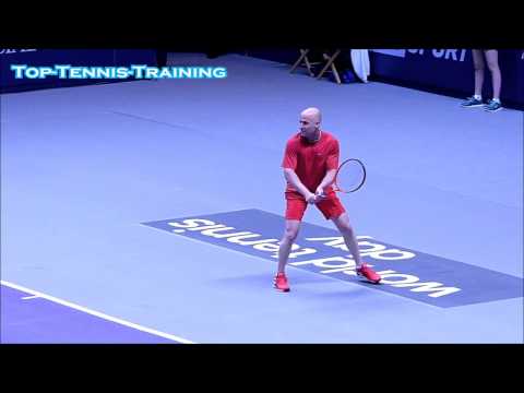 Andre Agassi Backhands In Slow Motion HD