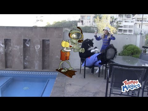 Junior! Nos Salvaste del ataque zombie - Plantas vs Zombis - Tiempo Mágico