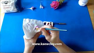 การสอนทำดอกกระเจียว (ดอกปทุมมา)ตอนที่ 1Making Curcuma alismatifolia(Siam tulip) Step 1