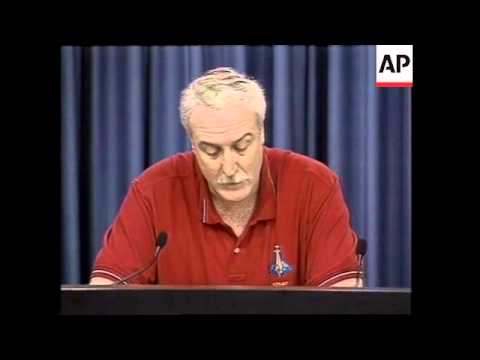 NASA briefing on Columbia shuttle disaster