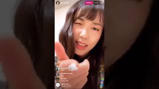 김지숙 레인보우 지숙 JiSook &#39;s 190306 Instagram Live 01 With Chat Fit Mobile Version