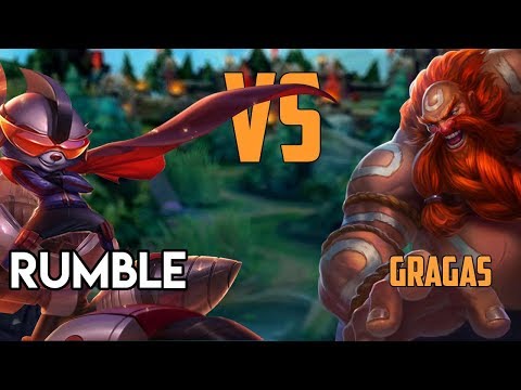 AP Gragas vs Rumble || My skill level is RISING EVEN FURTHER !!!!!