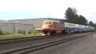 preview picture of video 'SOUNDER Commuter train #1503 in Kent, WA'