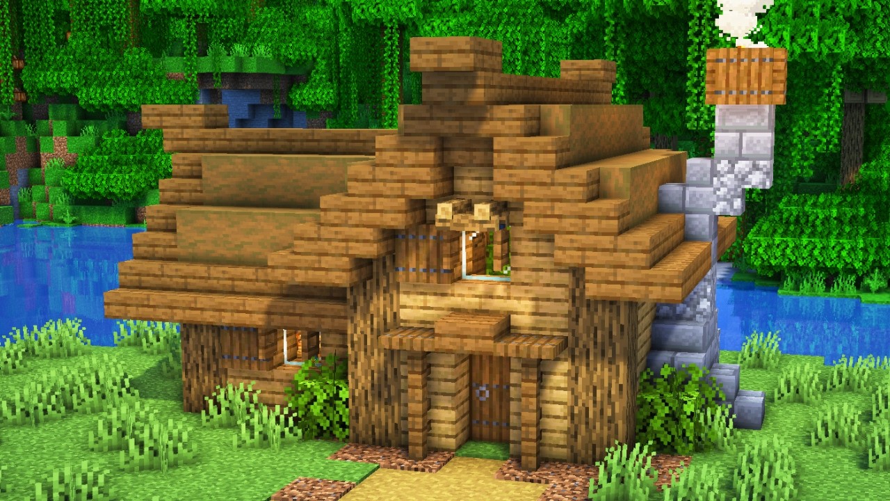 Minecraft: How To Build a Small Survival House | Small Survival House Tutorial