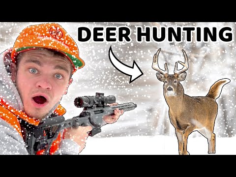 I Hunted Mountain Deer in the Snowy Mountains of Maine!