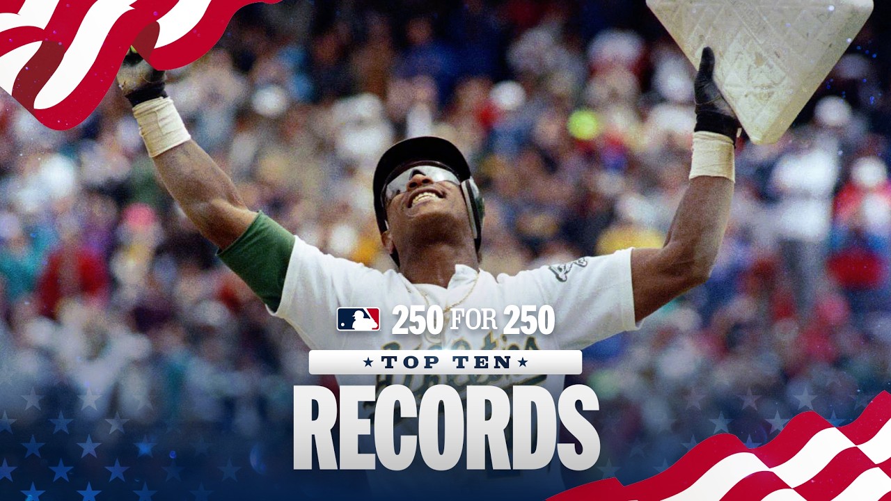 Top 10 Most ICONIC Records in Baseball History! | MLB 250 For 250