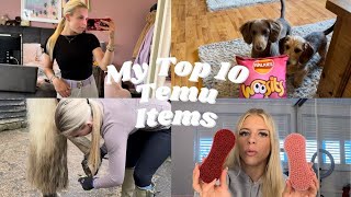 MY TOP 10 TEMU ITEMS 🐴🤩💘