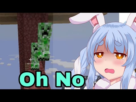 Hololive Pekora FREAKS OUT and GETS AMBUSHED in Minecraft?! 🤯
