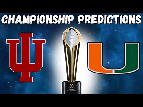 🏈 National Championship *PREDICTIONS* 🏈