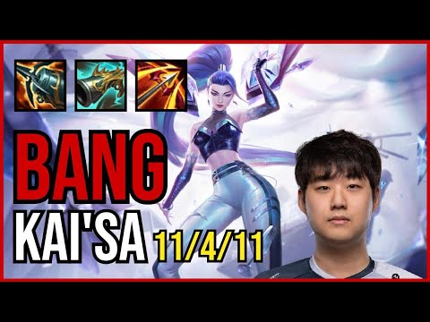 BANG - KAI'SA vs JINX ADC - KR Master - Patch 11.5