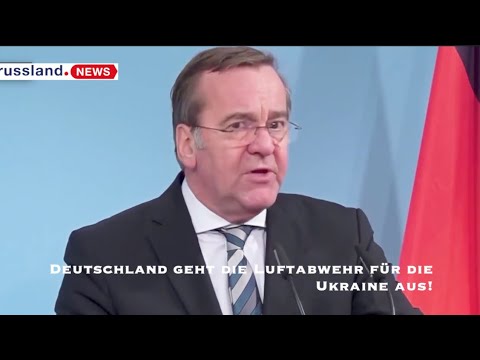 Pistorius: Deutschland geht die Luftabwehr für die Ukraine aus!