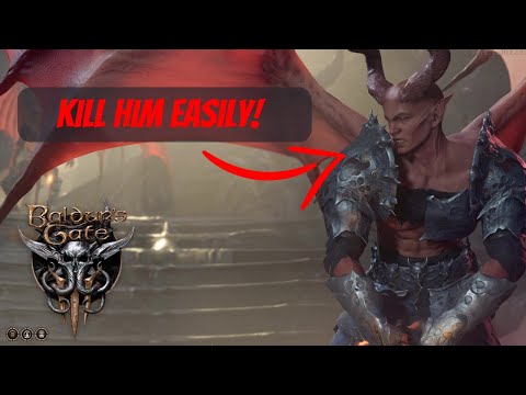 How to Kill Commander Zhalk Easily and Risk Free!  (Baldurs Gate 3 Tutorial)
