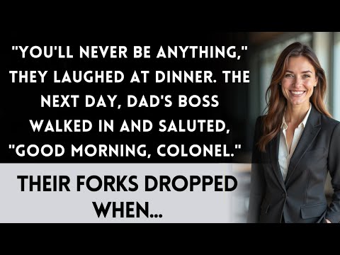 At Family Dinner They Said I Was Nothing—Then Dad's Boss Called Me "Ma'am"
