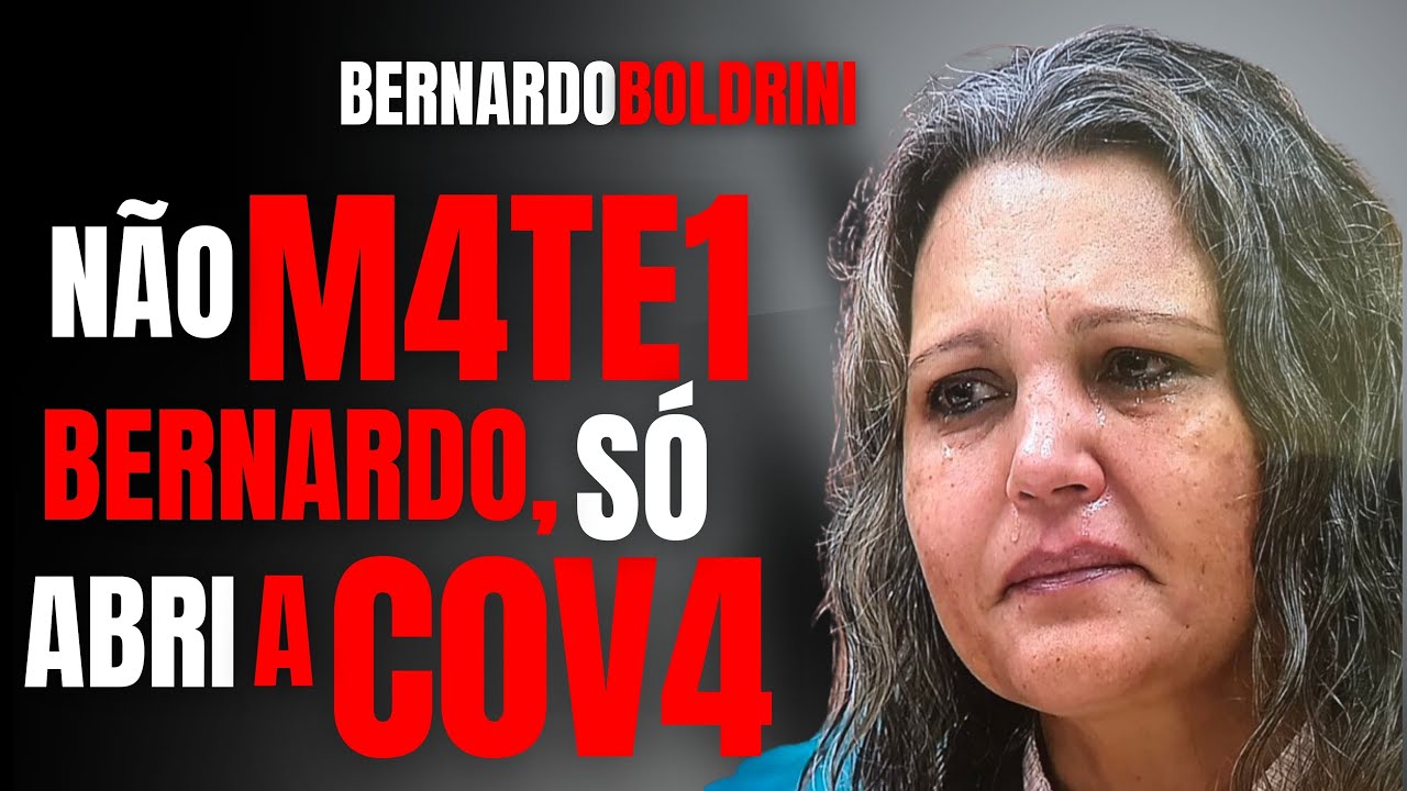 A AMIGA DA M4DR4STA NARCISISTA - ELA NÃO M4T0U BERNARDO BOLDRINI, APENAS ABRIU A C0V4... - CRIME S/A