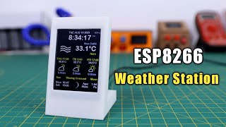 Download the video "ESP8266 Weather Widget V2.0 || How to Make a Desktop Weather Display"