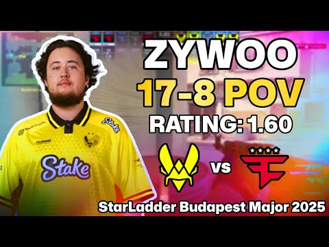 ZYWOO 17-8 POV vs FaZe (Dust2) | GRAND FINAL StarLadder Budapest Major 2025